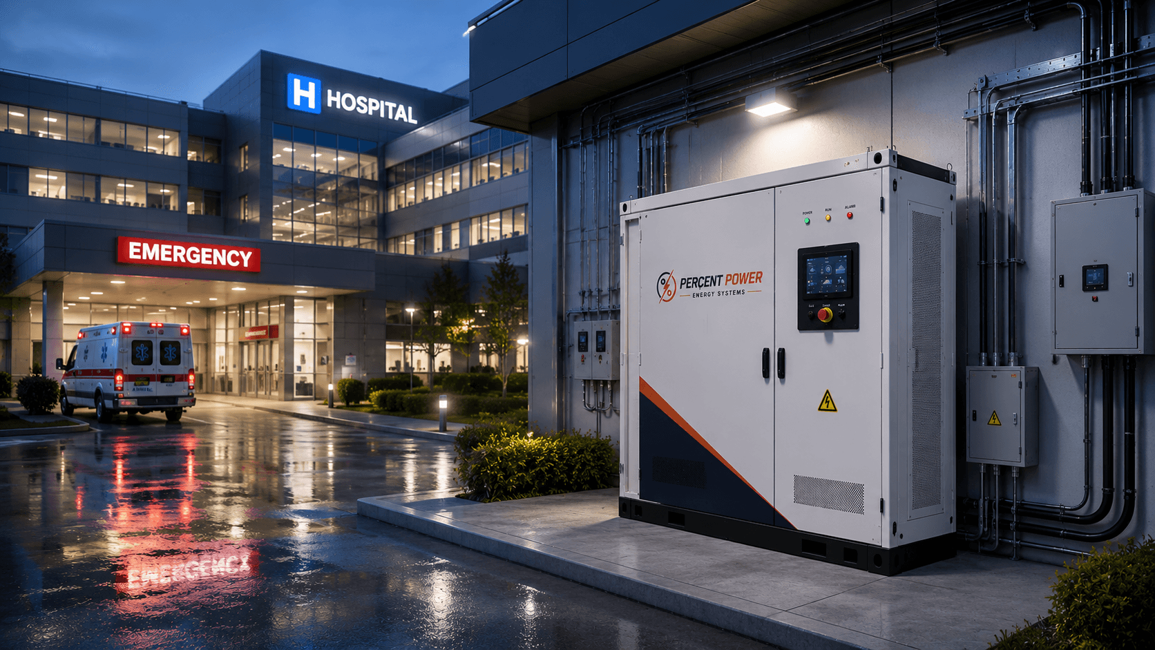 Healthcare energy storage application