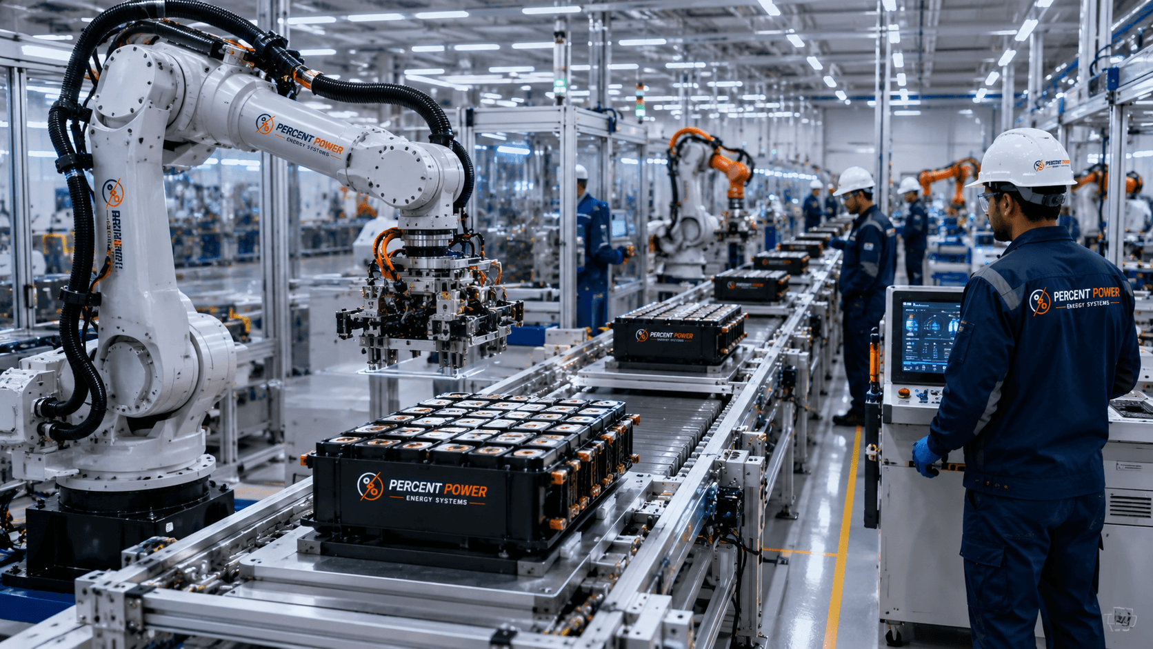 Advanced battery production line